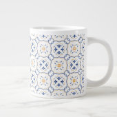 Blumenmuster 2 Jumbo-Tasse (Rechts)