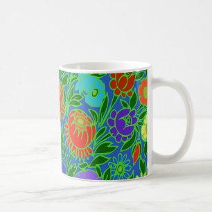 Blumenmuster #2 kaffeetasse