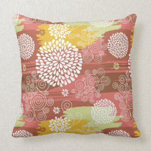 Blumenmuster 2 kissen