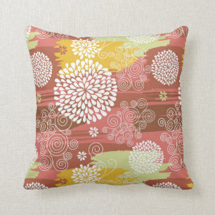 Blumenmuster 2 kissen