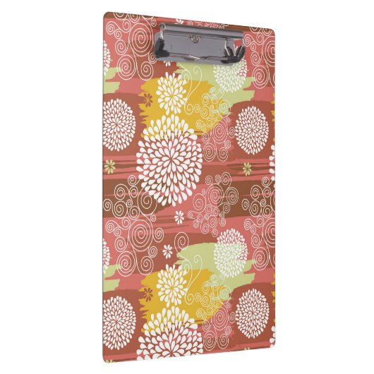 Blumenmuster 2 klemmbrett (Rechts)