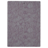 Blumenmuster 2 klemmbrett (Rückseite)