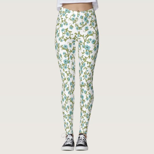Blumenmuster 2 leggings (Vorderseite)