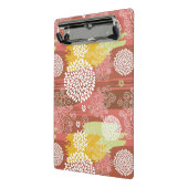 Blumenmuster 2 mini klemmbrett (Gewinkelt2)