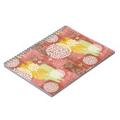 Blumenmuster 2 notizblock (Linke Seite)