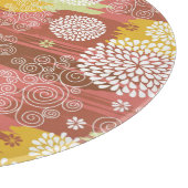 Blumenmuster 2 schneidebrett (Ecke)