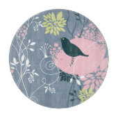 Blumenmuster 2 schneidebrett (Vorderseite)