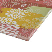 Blumenmuster 2 schneidebrett (Ecke)