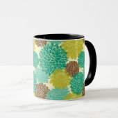 Blumenmuster 2 tasse (VorderseiteRechts)