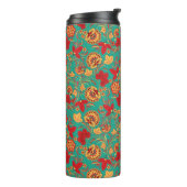 Blumenmuster 2 thermosbecher (Nach links gedreht)