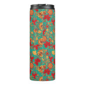 Blumenmuster 2 thermosbecher (Rückseite)