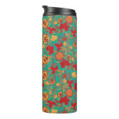 Blumenmuster 2 thermosbecher (Nach rechts gedreht)