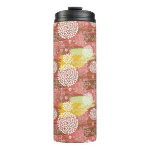 Blumenmuster 2 thermosbecher