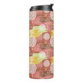 Blumenmuster 2 thermosbecher (Nach links gedreht)