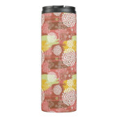 Blumenmuster 2 thermosbecher (Rückseite)