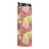 Blumenmuster 2 thermosbecher (Nach rechts gedreht)