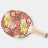 Blumenmuster 2 tischtennis schläger (Seitenansicht)