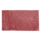 Blumenmuster 30 kissenbezug (Rückseite)