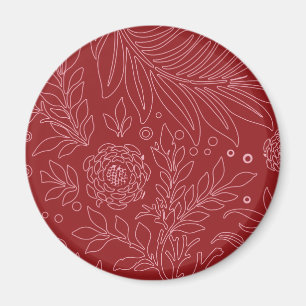 Blumenmuster 30 magnet