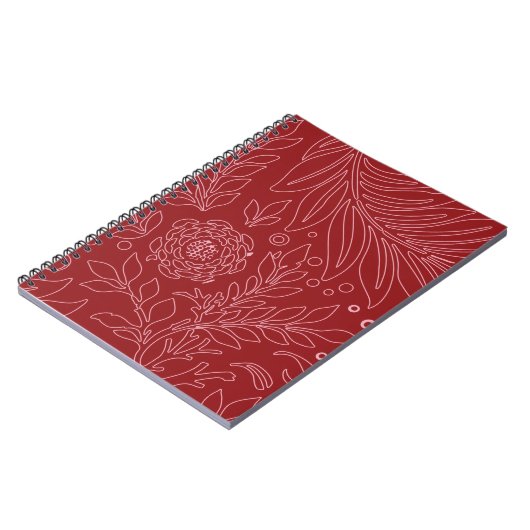 Blumenmuster 30 notizblock (Linke Seite)