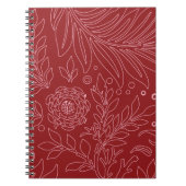 Blumenmuster 30 notizblock (Vorderseite)