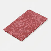 Blumenmuster 30 post-it klebezettel (angewinkelt)