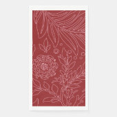 Blumenmuster 30 serviette (Vorderseite)