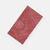 Blumenmuster 30 serviette (Ecke)