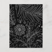 Blumenmuster 31 feiertagspostkarte (Vorderseite)