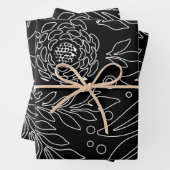 Blumenmuster 31 geschenkpapier set (Beispiel)