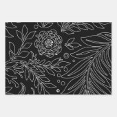 Blumenmuster 31 geschenkpapier set (Vorderseite)