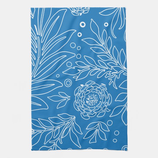 Blumenmuster 32 geschirrtuch (Vertikal)