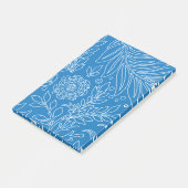 Blumenmuster 32 post-it klebezettel (angewinkelt)