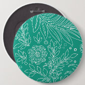 Blumenmuster 34 button (Vorne & Hinten)