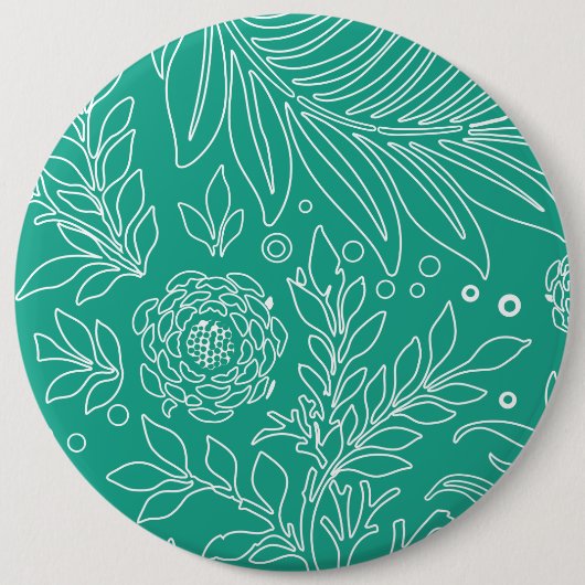 Blumenmuster 34 button (Vorderseite)