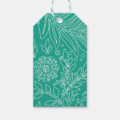 Blumenmuster 34 geschenkanhänger (Vorderseite)