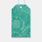 Blumenmuster 34 geschenkanhänger (Rückseite)