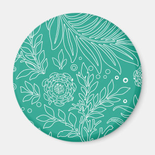 Blumenmuster 34 magnet