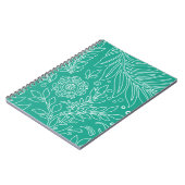 Blumenmuster 34 notizblock (Linke Seite)