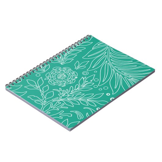 Blumenmuster 34 notizblock (Linke Seite)