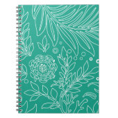 Blumenmuster 34 notizblock (Vorderseite)