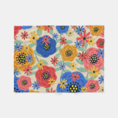 Blumenmuster 3618 fleecedecke (Vorderseite (Horizontal))