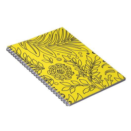 Blumenmuster 36 notizblock (Rechte Seite)