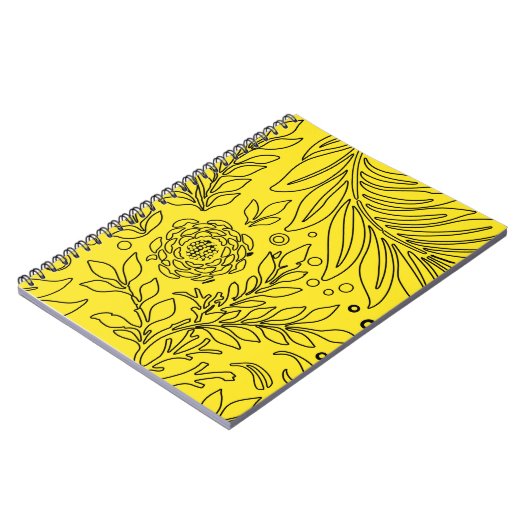 Blumenmuster 36 notizblock (Linke Seite)