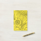 Blumenmuster 36 post-it klebezettel (Auf Schreibtisch)