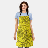 Blumenmuster 36 schürze (Getragen)