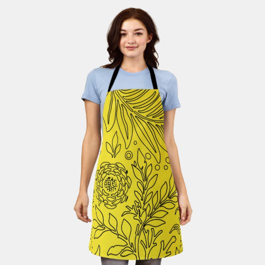 Blumenmuster 36 schürze (Getragen)