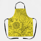 Blumenmuster 36 schürze (Vorderseite)