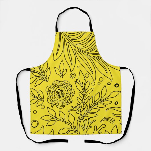 Blumenmuster 36 schürze (Vorderseite)