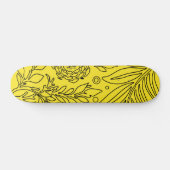 Blumenmuster 36 skateboard (Horizontal)